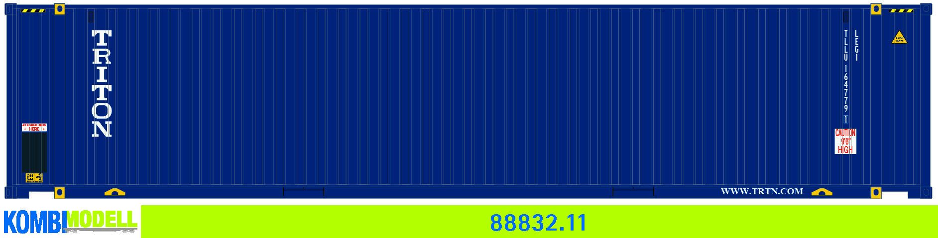 Kombimodell 88832.11 WB-A /Ct 45'(Euro) Triton" (neutral, blau)" #TLLU 164779